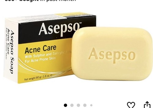 Asepso acne care bar soap - acne,