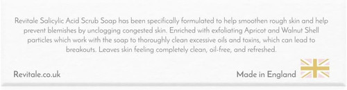 Exfoliating scrub soap with - exfoliating,