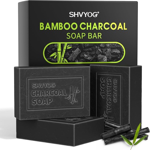 Bamboo charcoal soap - soap, 3x100g