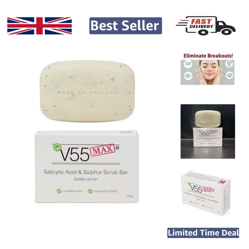 Gentle sulphur soap scrub with - gentle,