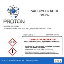 100g SALICYLIC ACID 99.9% Pure